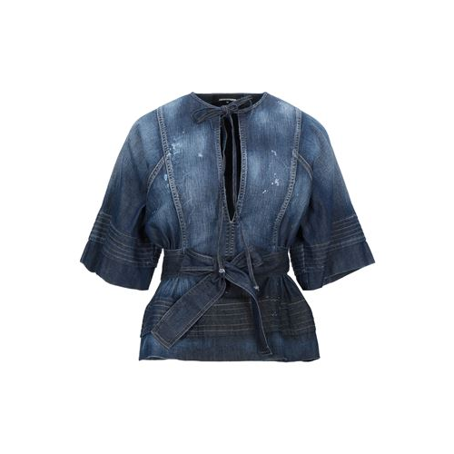 Джинсовая рубашка DSQUARED2 42819362VV