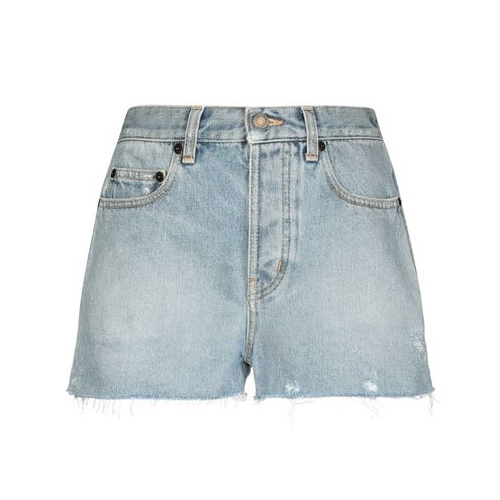 Джинсовые шорты SAINT LAURENT 42810515PO
