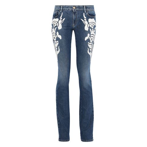 Джинсовые брюки ROBERTO CAVALLI 42832350PC