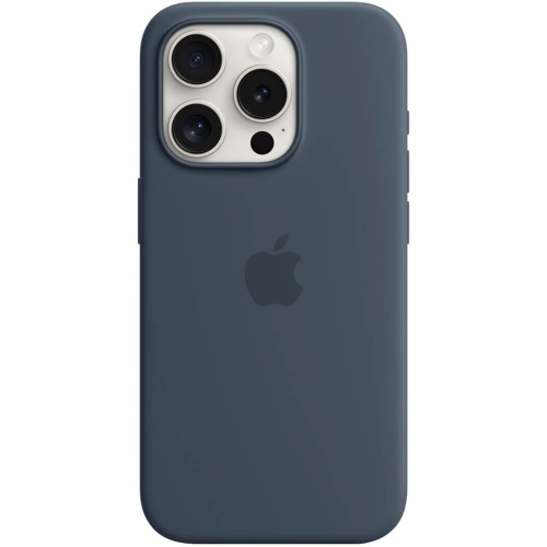 Чехол Apple для iPhone 15 Pro Silicone Case MagSafe штормовая синева