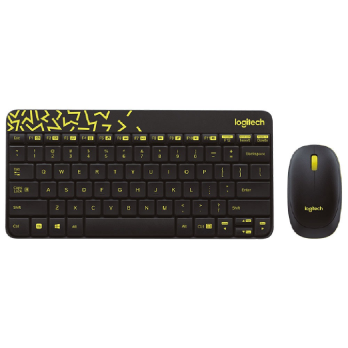Комплект клавиатуры и мыши Logitech Wireless Desktop MK240 Nano Black (920-008213)