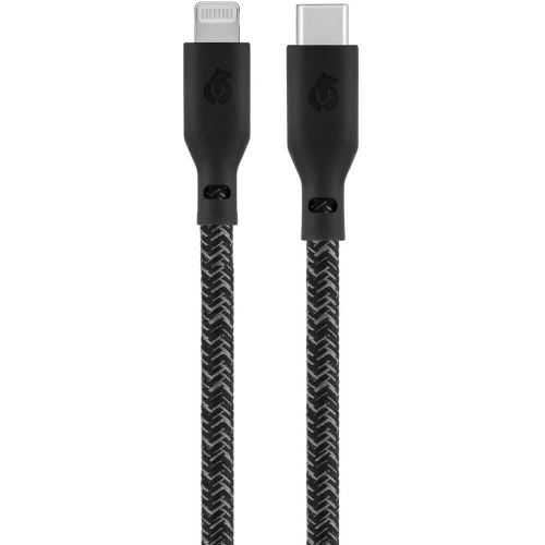 Кабель uBear Trend Cable USB-C/Lightning 1.2 м чёрный