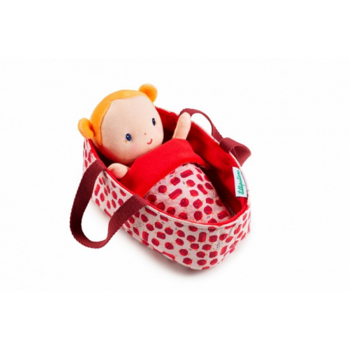 Мягкая игрушка Lilliputiens Кукла мягкая Агата в переноске