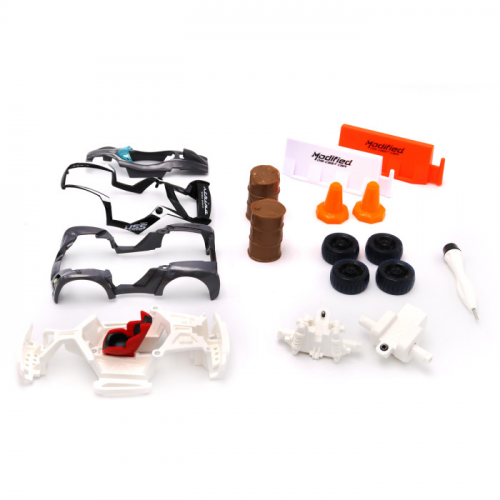 Funky Toys Машинка конструктор DIY металлическая с аксессуарами 13 см YS0281484