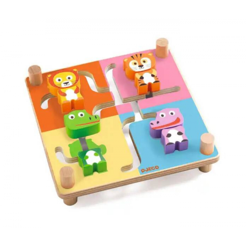 Деревянная игрушка Djeco Игра серии Educational Wooden Games Лабиринт Спинамикс