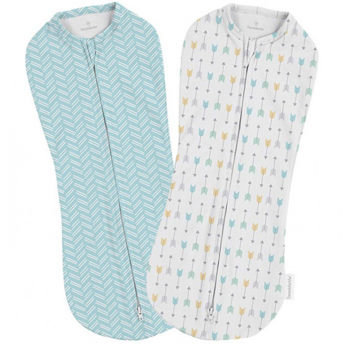 Пеленка Summer Infant Swaddlepod для пеленания на молнии 2 шт