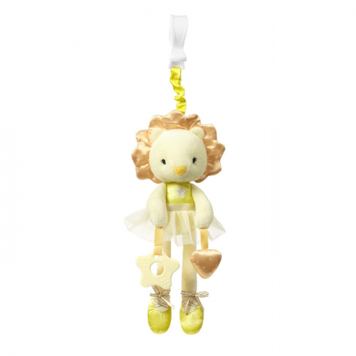 Подвесная игрушка BabyOno с прорезывателем и пищалкой Львенок Ballerina Funny