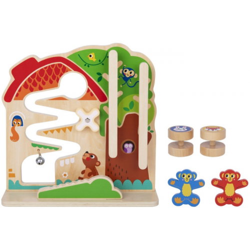 Деревянная игрушка Tooky Toy Трек Джунгли