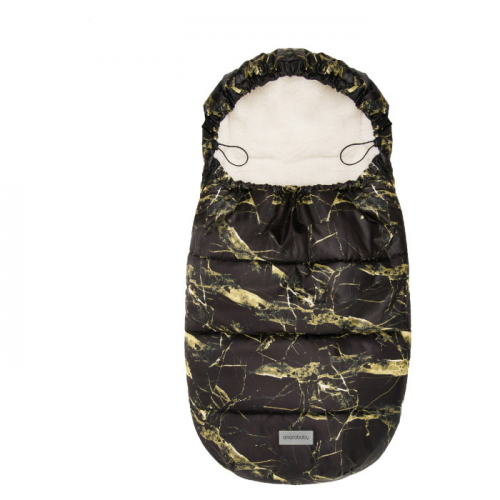 AmaroBaby Конверт зимний меховой Snowy Baby Мрамор 105 см