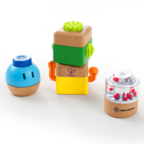 Развивающая игрушка Hape для новорожденных 4 навыка