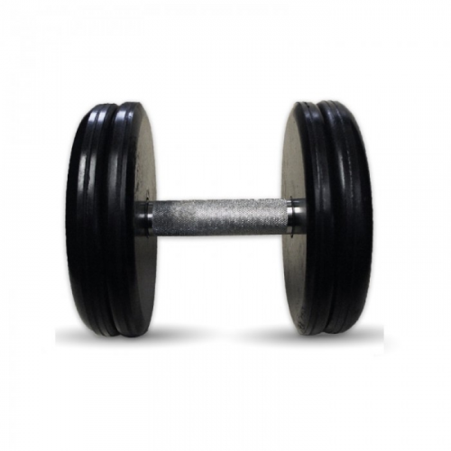 MB Barbell Гантель классик с вращающейся ручкой 17 кг