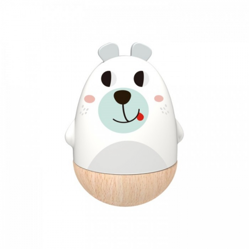 Деревянная игрушка Tooky Toy музыкальная Мишка-неваляшка