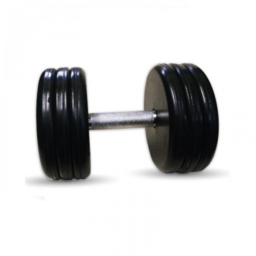 MB Barbell Гантель классик с вращающейся ручкой 30 кг