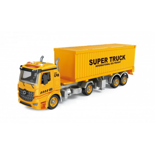 Funky Toys Контейнеровоз-конструктор фрикционный 47 см