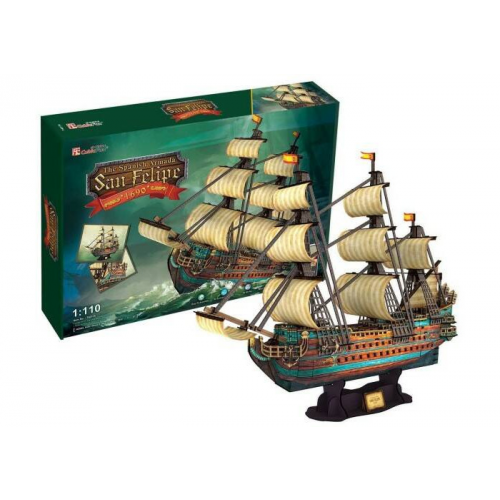 CubicFun 3D пазл КорабльSan Felipe 248 деталей
