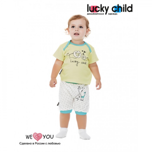 Lucky Child Шорты Зоопарк 30-120 3 шт