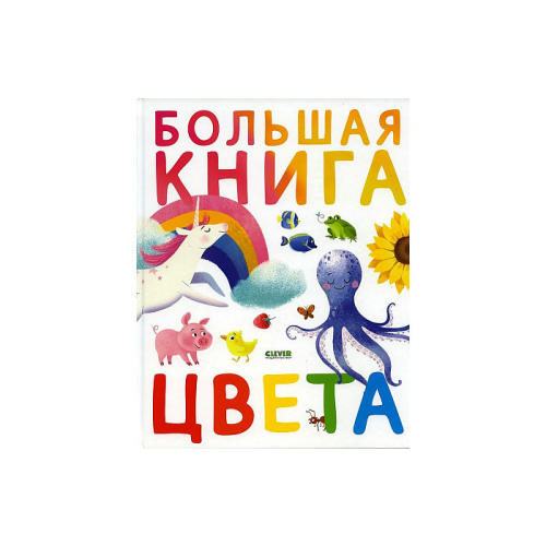 Clever Первые книжки малыша Большая книга Цвета 978-5-00211-053-7