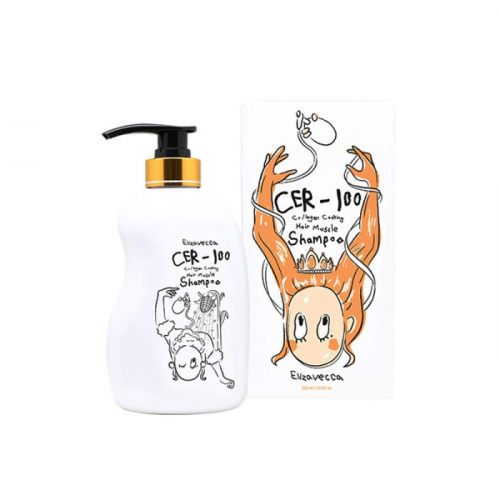Elizavecca Шампунь для волос с коллагеном CER-100 Collagen Coating Hair Muscle Shampoo 500 мл