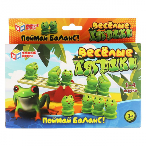 Умные игры Настольная игра Весёлые лягушки Поймай баланс