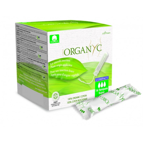 Organyc Тампоны с компактным аппликатором Super 16 шт