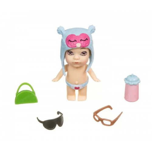 Bondibon Игровой набор OLY Кукла в баночке шапочке-ушанке с животным и аксессуарами ВВ3830