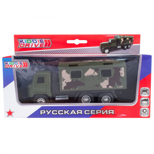 KiddieDrive Инерционный военный грузовик 1601715