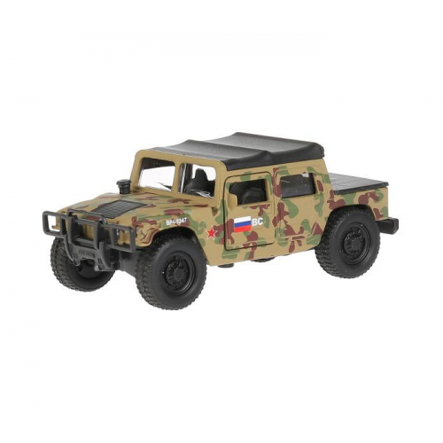 Технопарк Машина металлическая Hummer H1 военный пикап 12 см