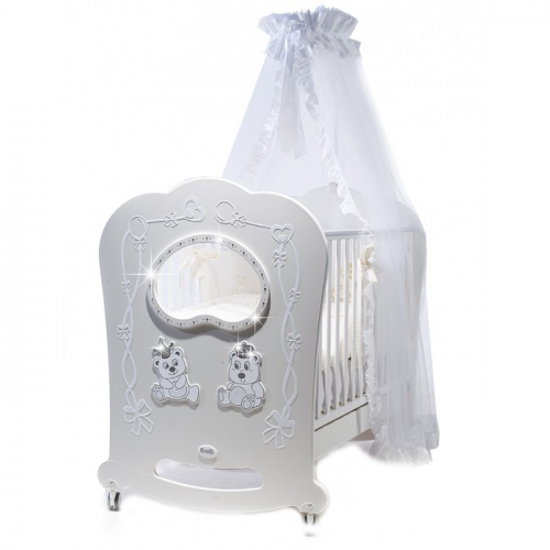 Детская кроватка Feretti Majesty Brillante OBLO качалка