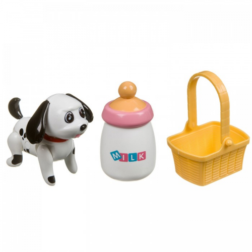 Интерактивная игрушка Bondibon Собачка с бутылочкой и корзинкой