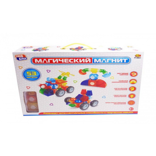 Конструктор ABtoys Магический магнит (53 детали)