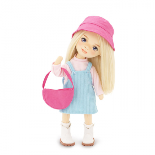 Orange Toys Mia в голубом сарафане Серия Весна 32 см