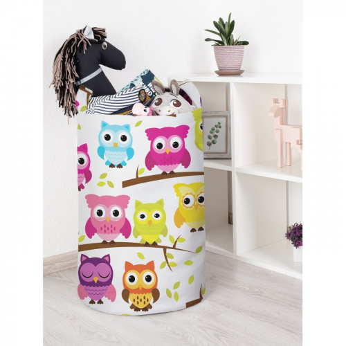 JoyArty Корзина для игрушек Совиное представление 60x40 см