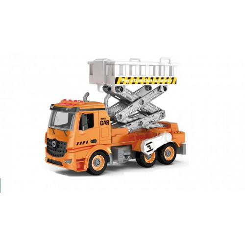 Funky Toys Спецтехника-конструктор подъемник фрикционный 1:12 28.5 см