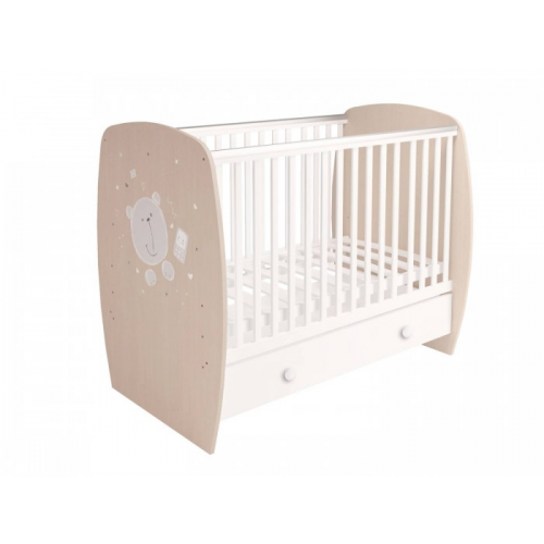 Детская кроватка Polini French 710 Teddy (ящик)
