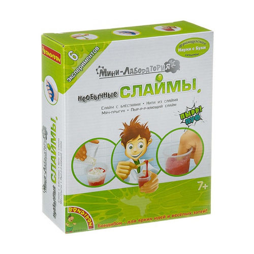 Bondibon Французские опыты Науки с Буки Необычные Слаймы