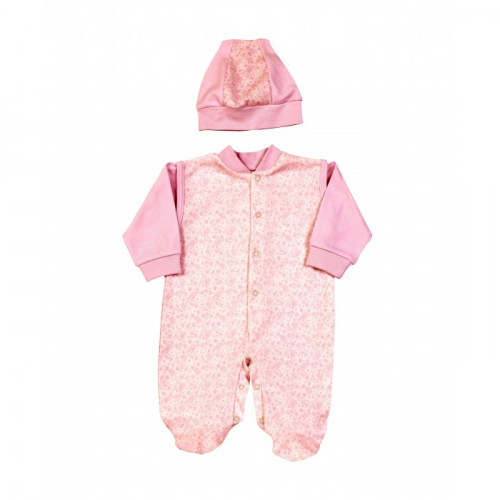 Kiddy Bird Комплект комбинезон и шапочка Огурцы
