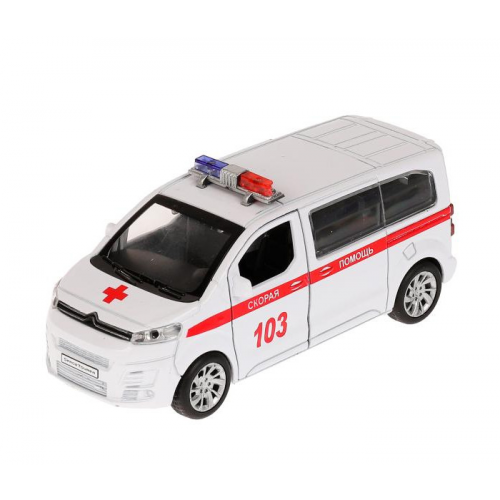 Технопарк Машина металлическая Citroen Space Скорая 12 см
