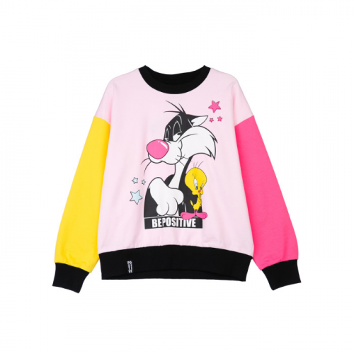 Playtoday Толстовка для девочек Be positive tween girls