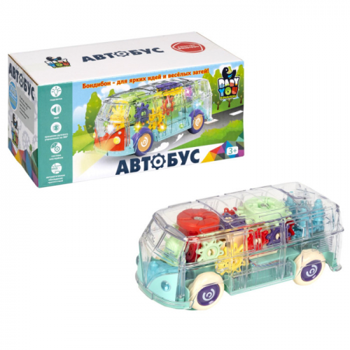 Bondibon Музыкальный Автобус с шестерёнками