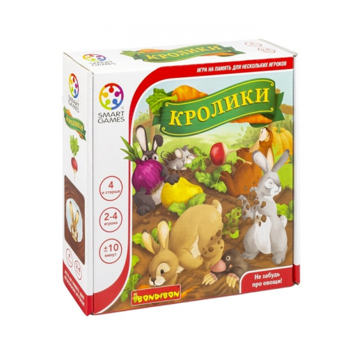 Bondibon Логическая настольная игра Smart Games Кролики