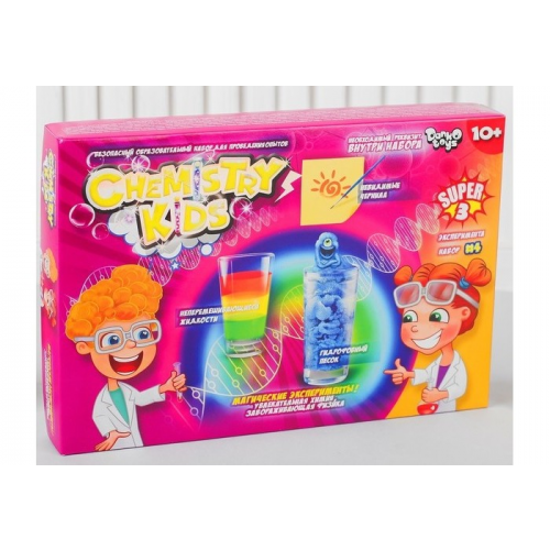 Danko Toys Магические эксперименты 4 Chemistry Kids (3 опыта)