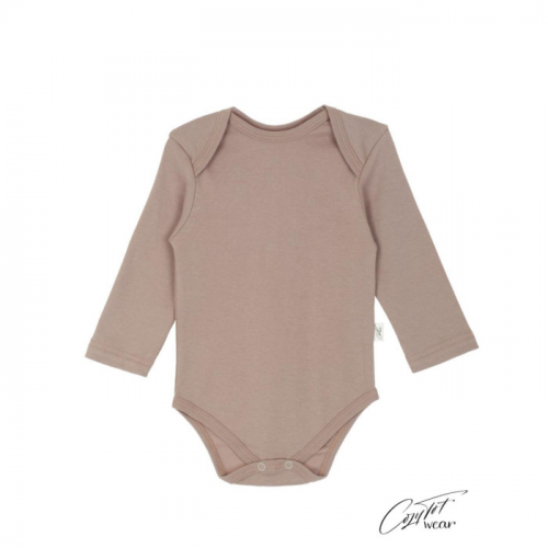 Cozy Tot Боди с длинным рукавом однотонный
