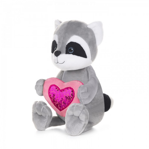 Мягкая игрушка Maxitoys Luxury Romantic Toys Club Романтичный Енотик с сердечком 20 см
