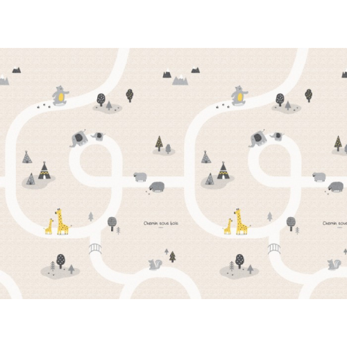 Игровой коврик Parklon Portable Лесные тропинки 140x200x1 см