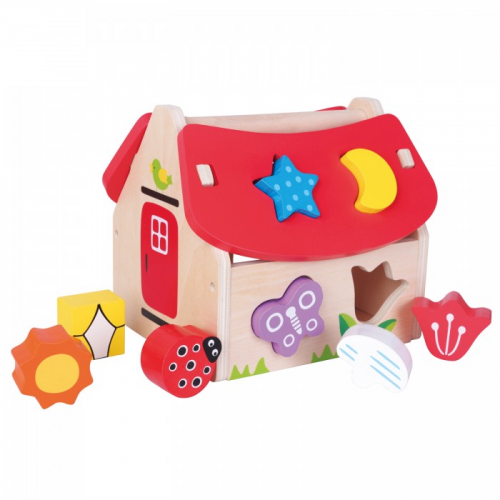 Деревянная игрушка New Cassic Toys Домик-сортер 10563
