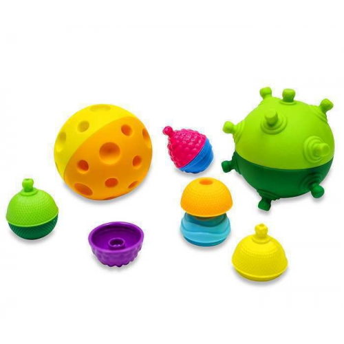 Развивающая игрушка Lalaboom 2 тактильных мяча (12 деталей)