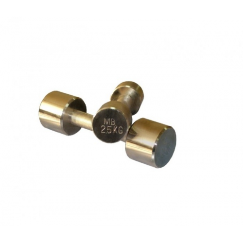 MB Barbell Гантель неразборная фитнесс 2.5 кг
