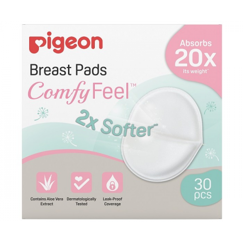 Pigeon Вкладыши для бюстгальтера ComfyFeel одноразовые с алоэ 30 шт