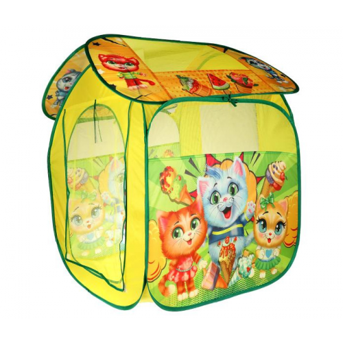 Играем вместе Палатка детская игровая коты 83х80х105 см