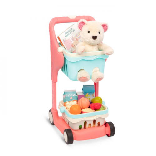 B.Toys Набор игровой Музыкальная тележка с медвежонком и аксессуарами